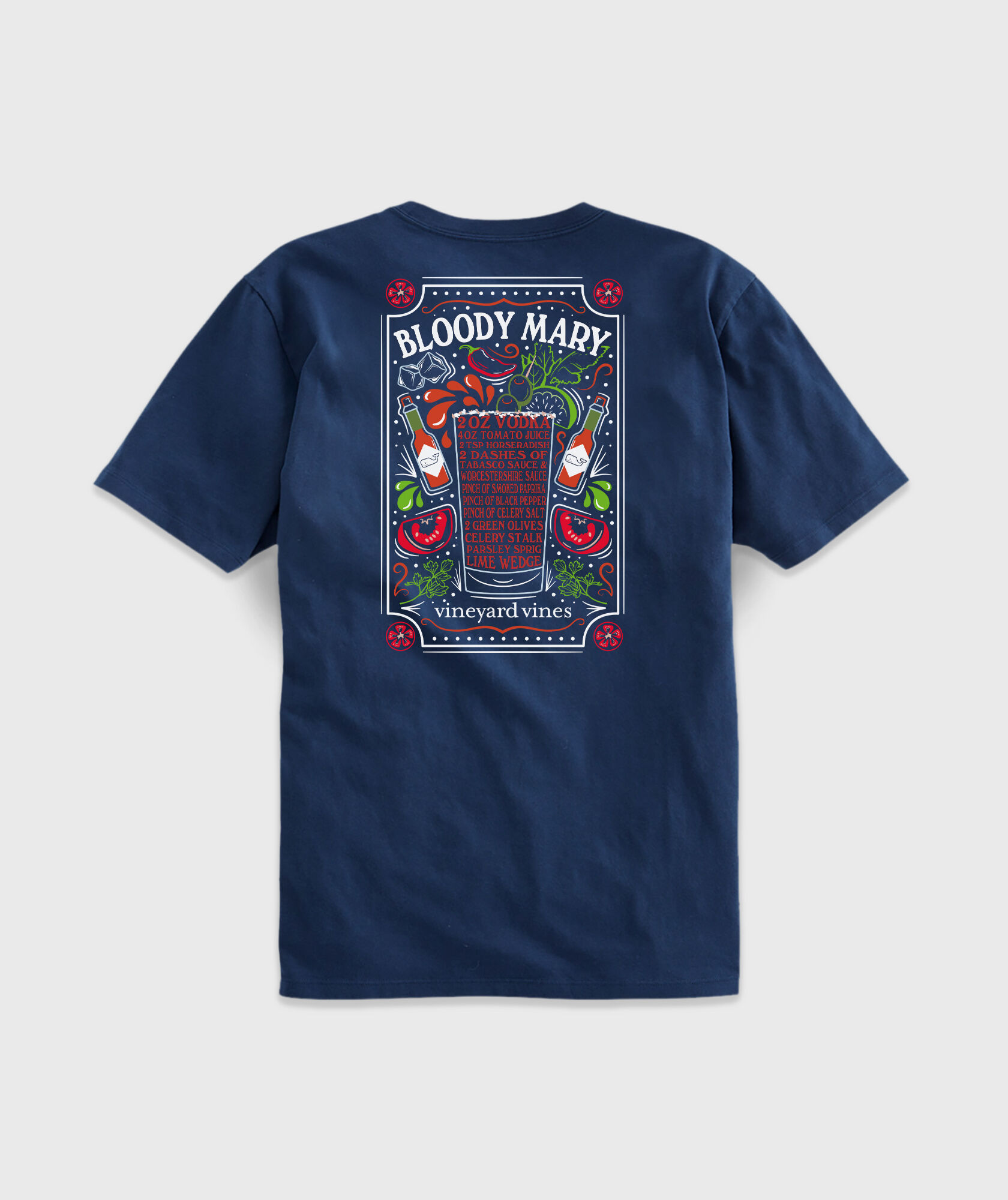 Bloody Mary Poster Short-Sleeve Tee