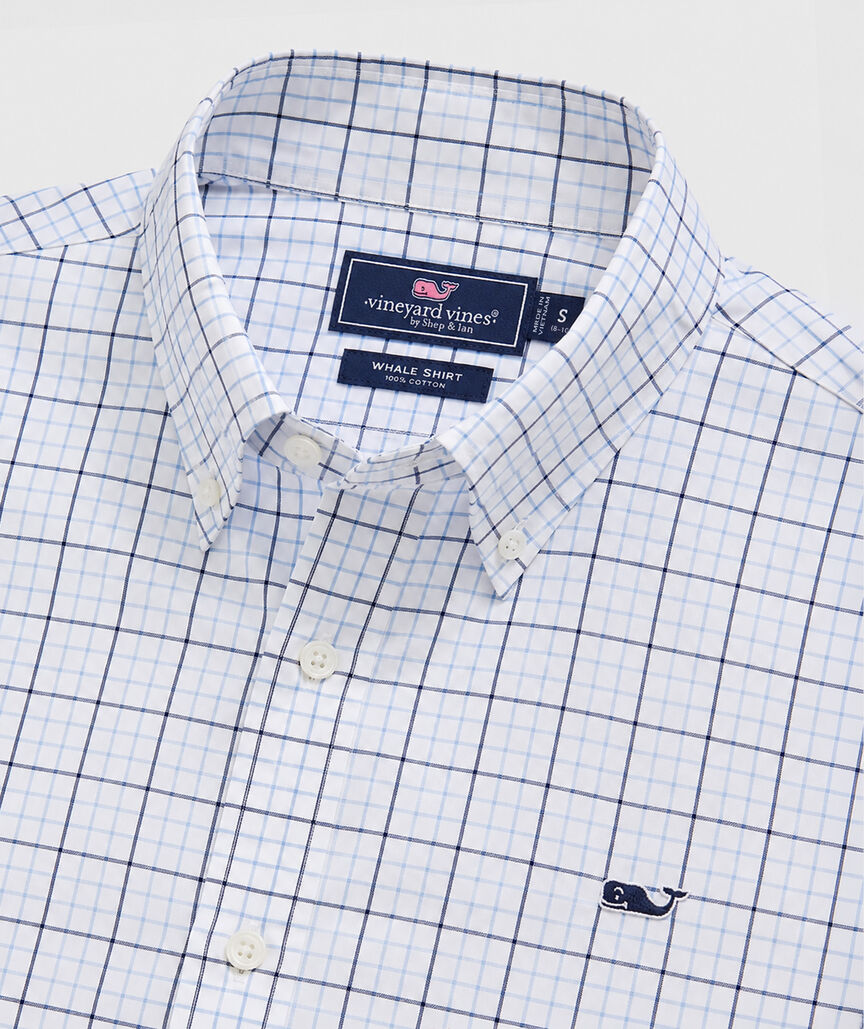 OUTLET Boys' Poplin Check Shirt