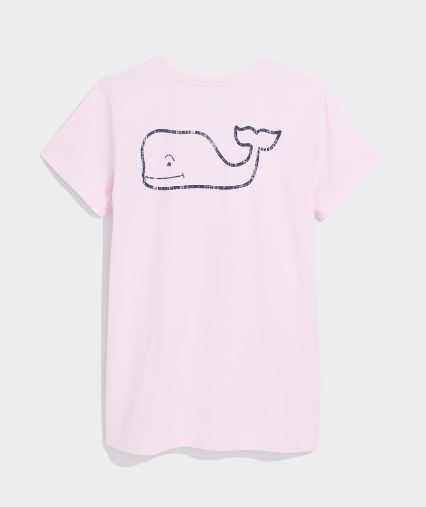 Women's Vintage Whale Short-Sleeve Pocket Tee