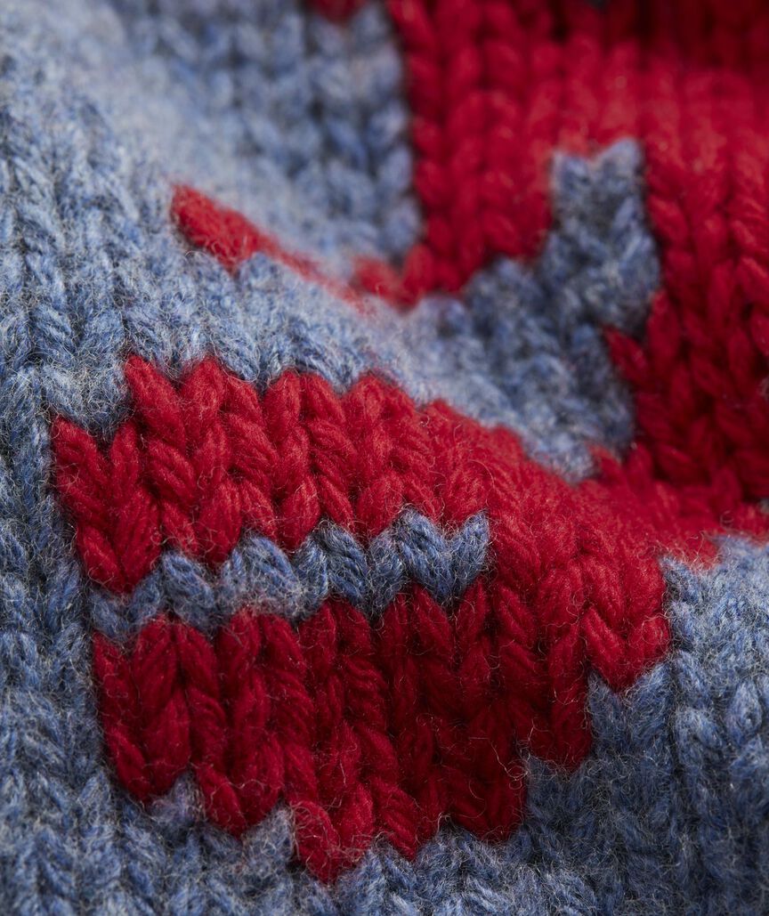 Lobster Shawl Full-Zip Cardigan