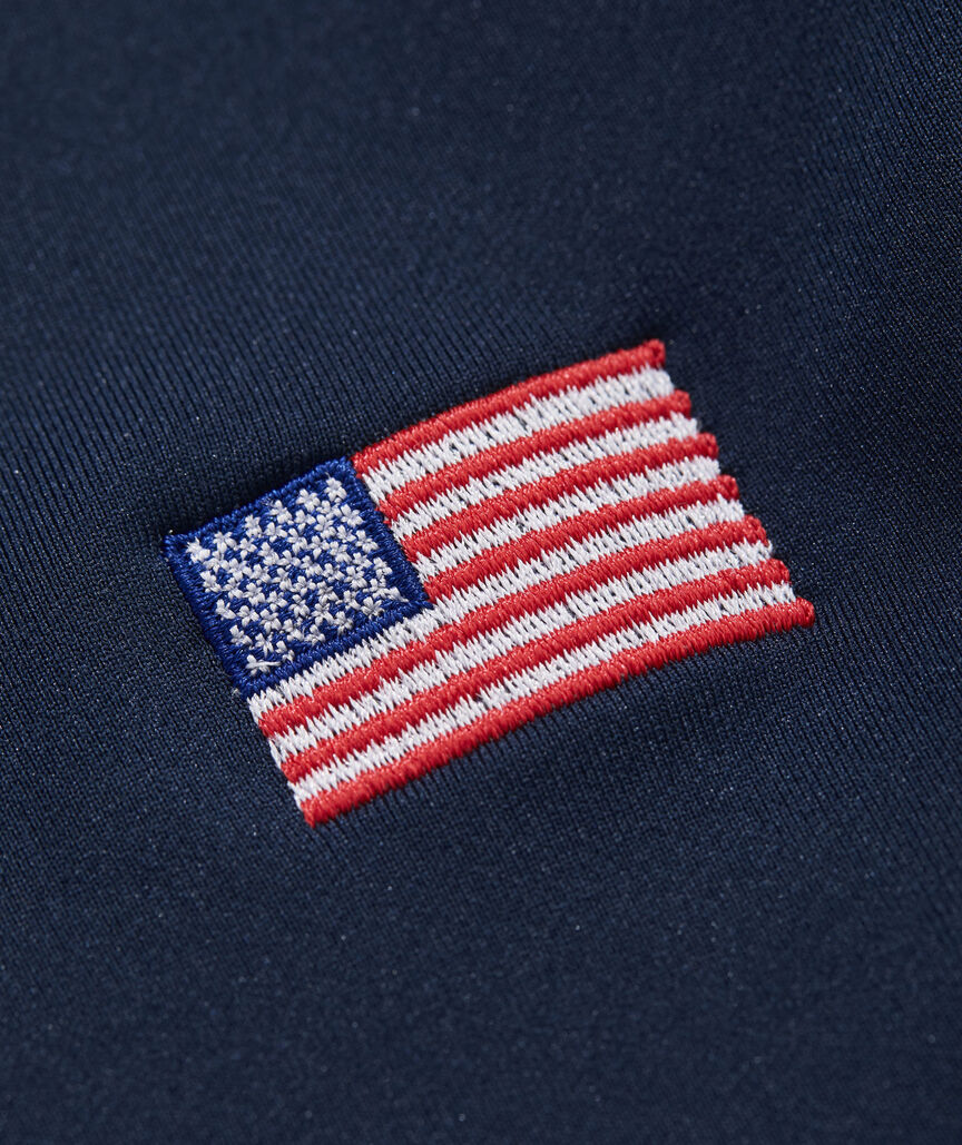 American Flag Performance Clubhouse Quarter-Zip
