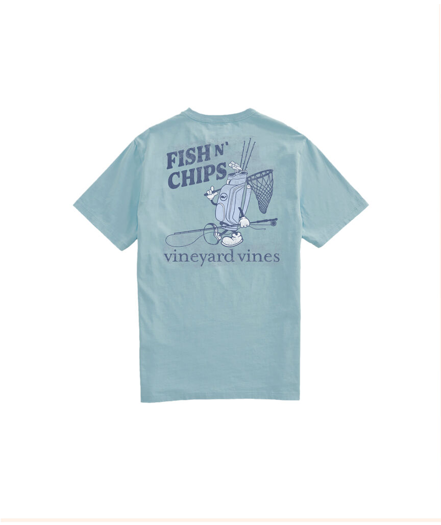 OUTLET Fish N Chips Short-Sleeve Pocket Tee