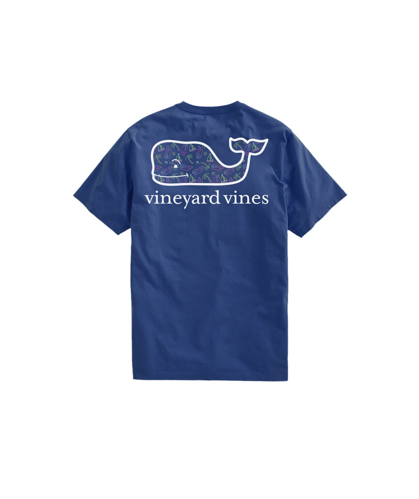 OUTLET Tossed Good Vibes Whale Short-Sleeve Pocket Tee