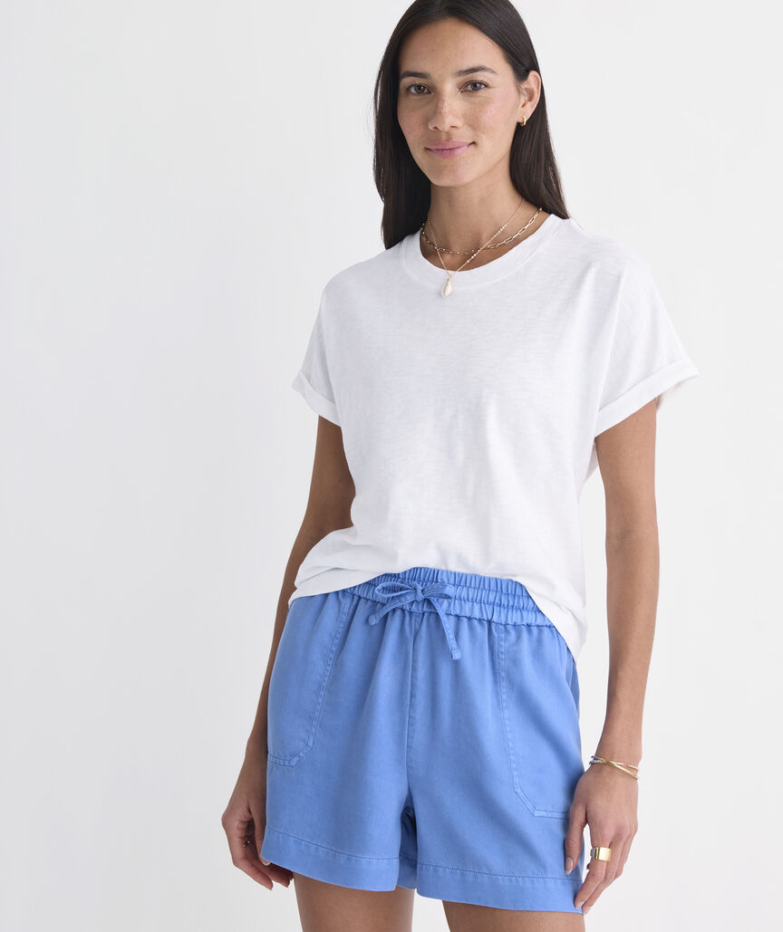 Slub Jersey Pullover Tee