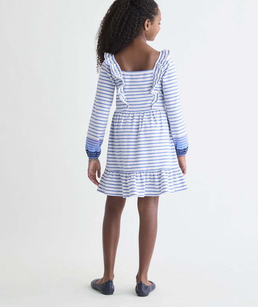 Girls' Long Sleeve Jersey Dress