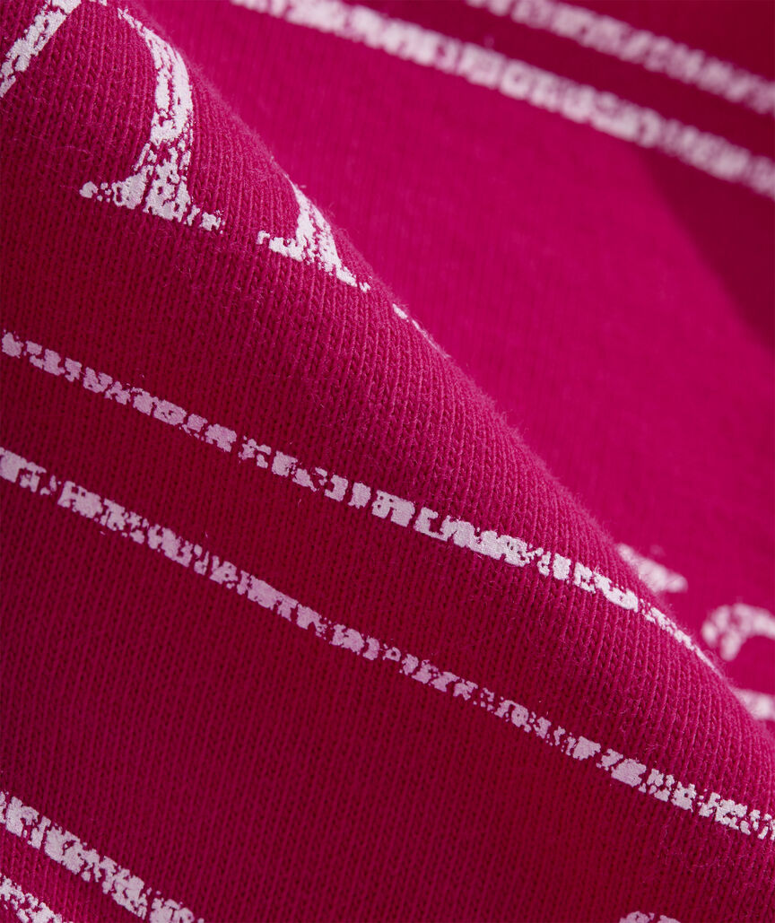 Women's Garment-Dyed Surf Logo Long-Sleeve Pocket Tee