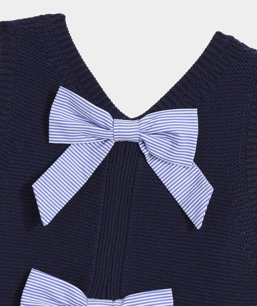 Katie Cotton Bow Sweater Tank