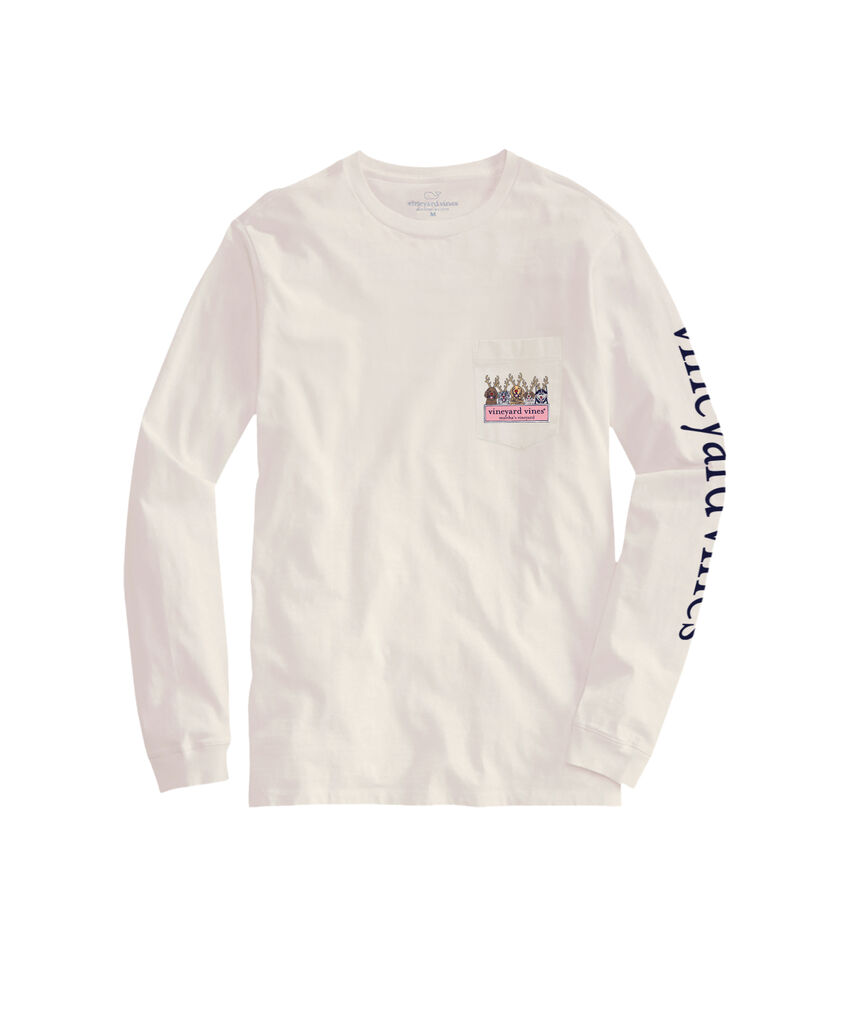 OUTLET Women's Reindeer Pups Logo Box Long-Sleeve Tee