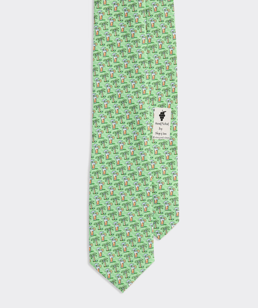 Palm & Drink Silk Tie