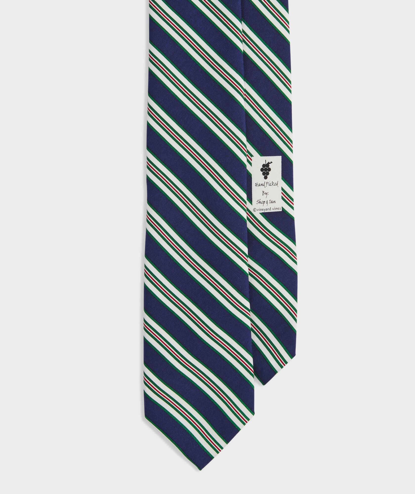 Candy Cane Stripe Silk Tie