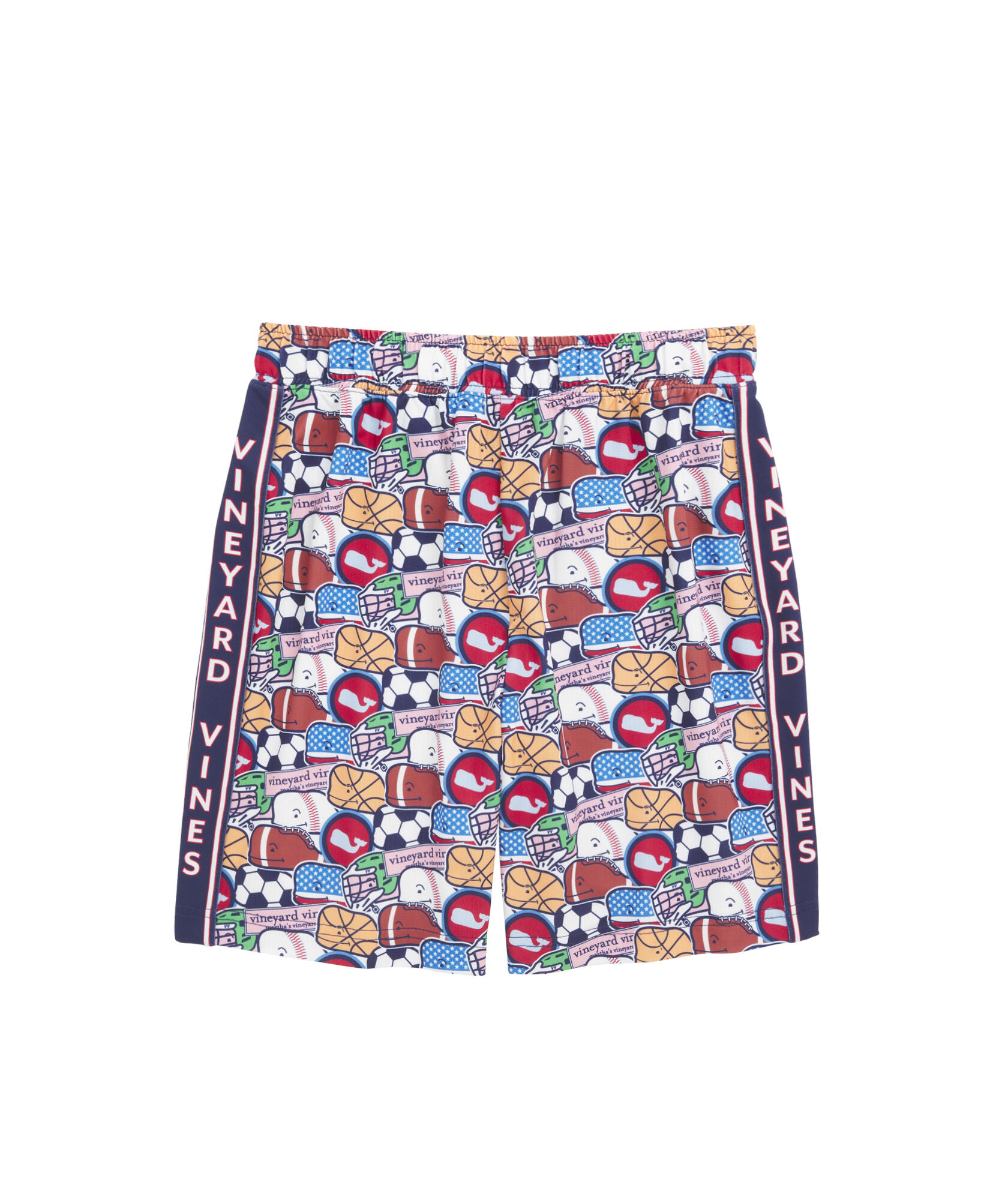 OUTLET Boys Whale Stickers Lacrosse Shorts