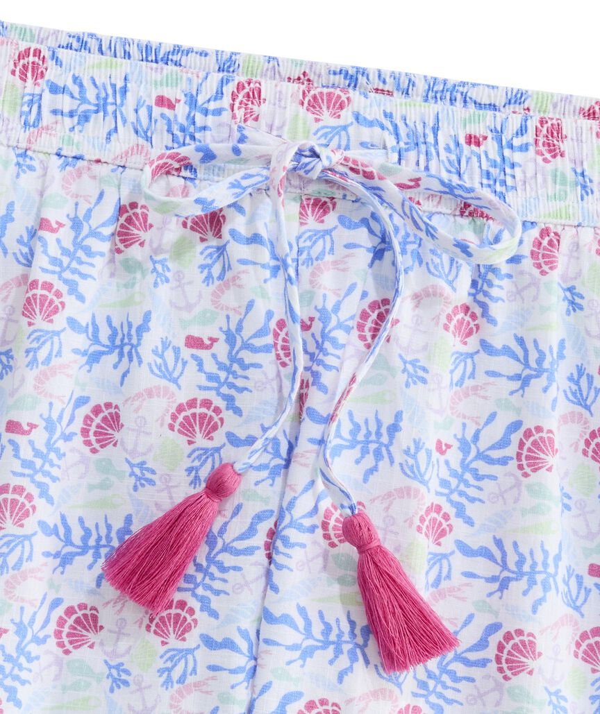 OUTLET Printed Pull-On Shorts