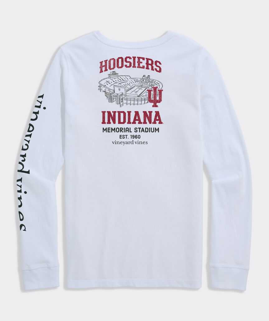 Indiana University Women's Indiana Stadium Long-Sleeve Pocket Tee
