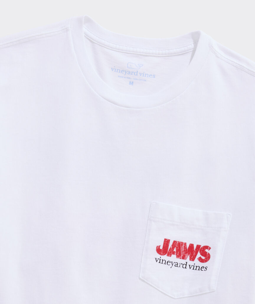 JAWS x vineyard vines Shark Silhouette Short-Sleeve Pocket Tee