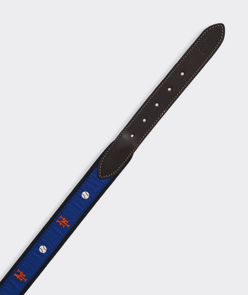 New York Mets Canvas Club Belt