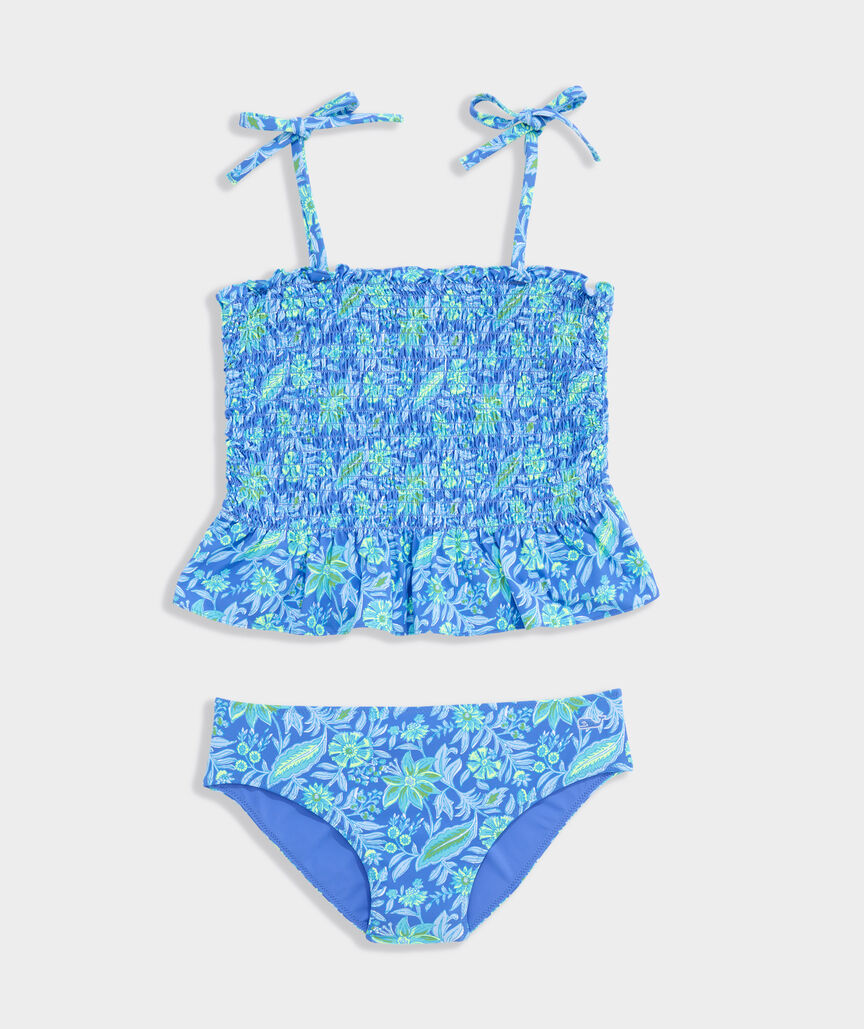 Girls' Smocked Tankini