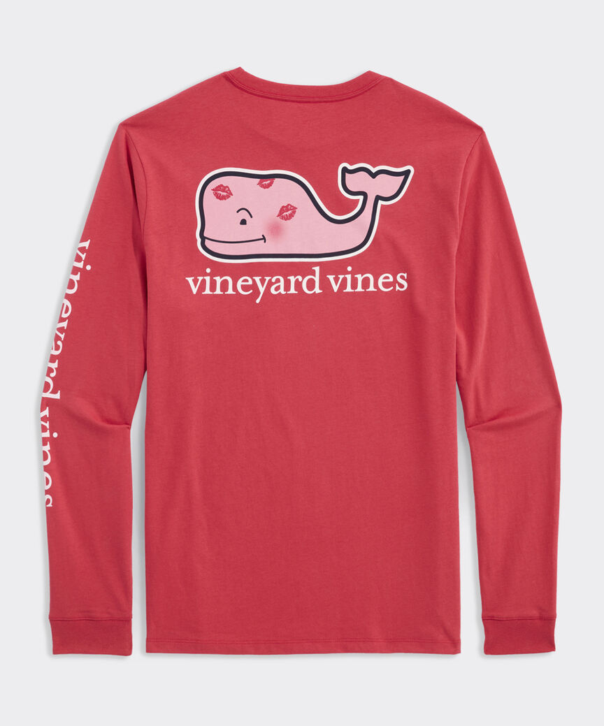 Kissed Whale Long-Sleeve Pocket Tee