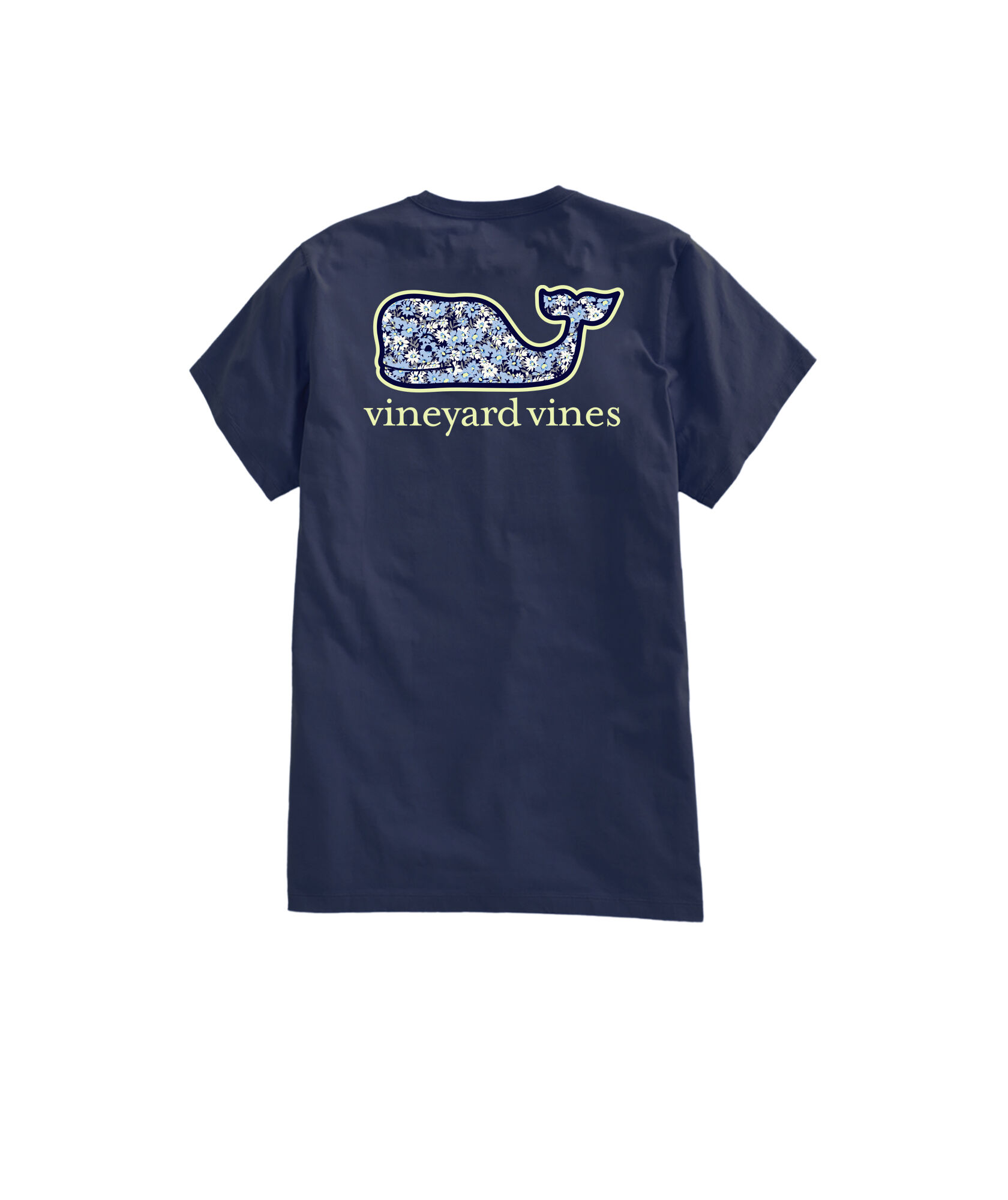 OUTLET Women's Sea Breeze Floral Whale Short-Sleeve Pocket Tee