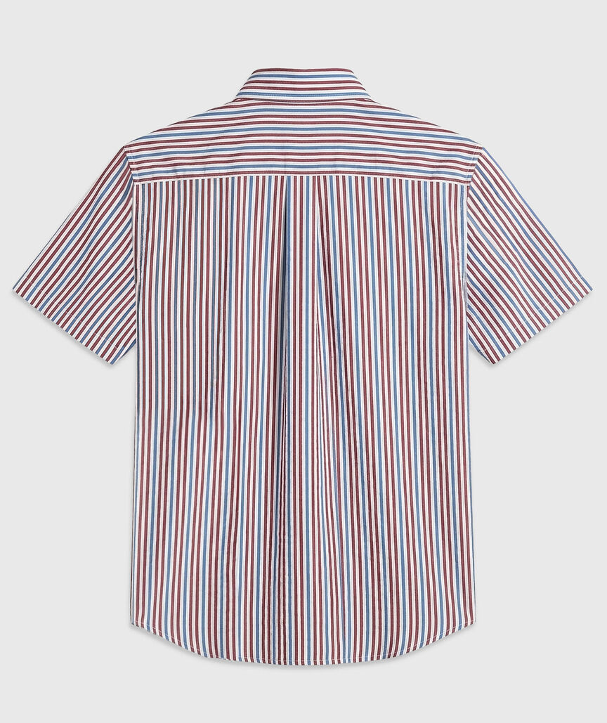 OUTLET Performance Seersucker Short-Sleeve Shirt