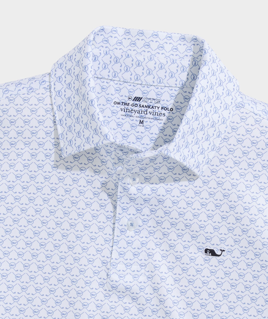Boys' Printed Sankaty Performance Polo
