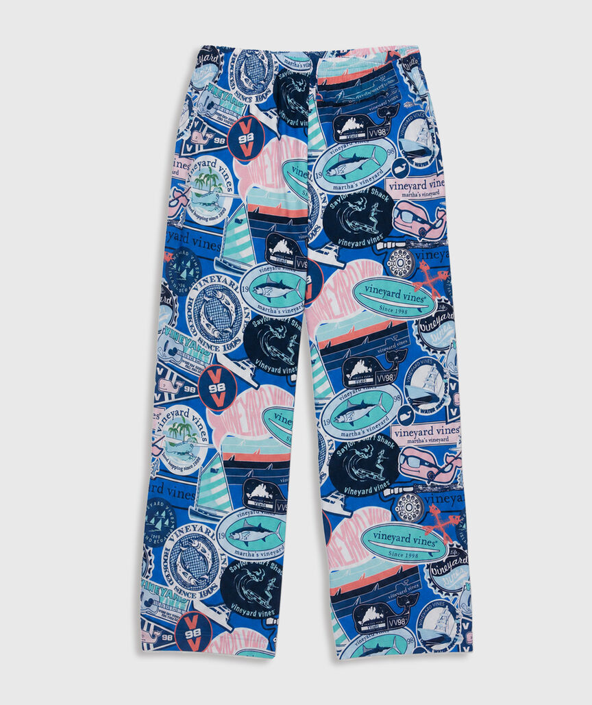 OUTLET Kids' vineyard vines Stickers Pajama Pants