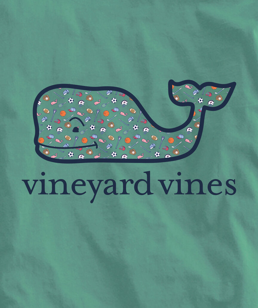 OUTLET Boys' Mutli-Sport Whale Long-Sleeve Pocket Tee