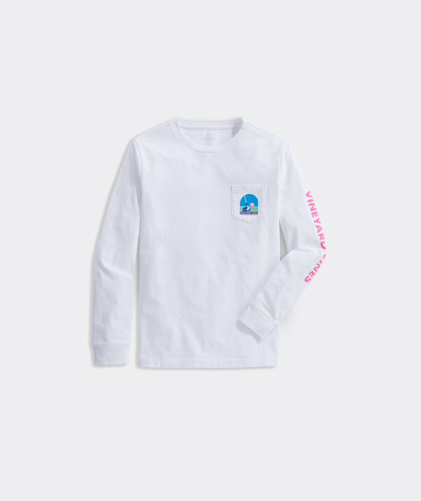Boys' Every Drive Long-Sleeve Pocket Tee