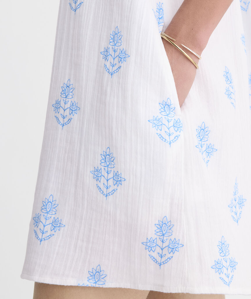 Marnie Gauze Mini Cover-Up Dress