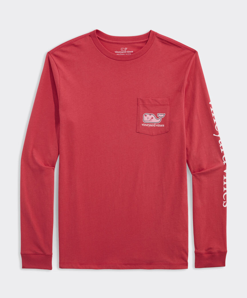 Kissed Whale Long-Sleeve Pocket Tee