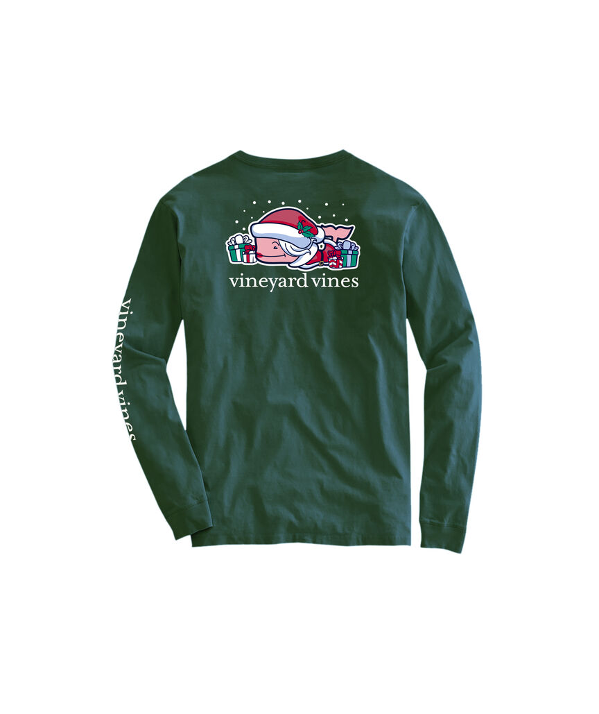 OUTLET Girls' Mrs. Claus Presents Long-Sleeve Pocket Tee