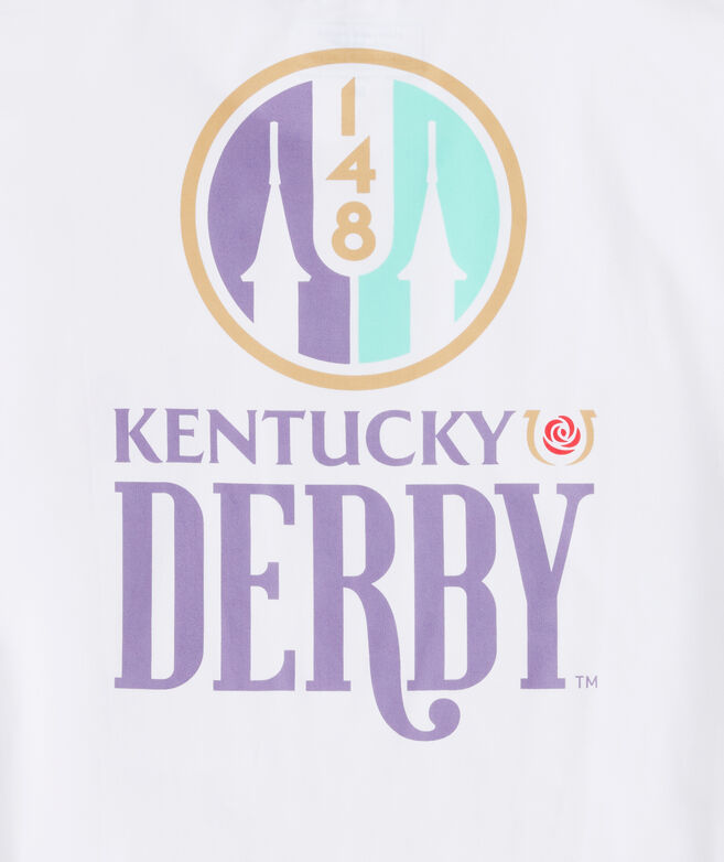 Kentucky Derby Logo Long-Sleeve Harbor Performance Tee