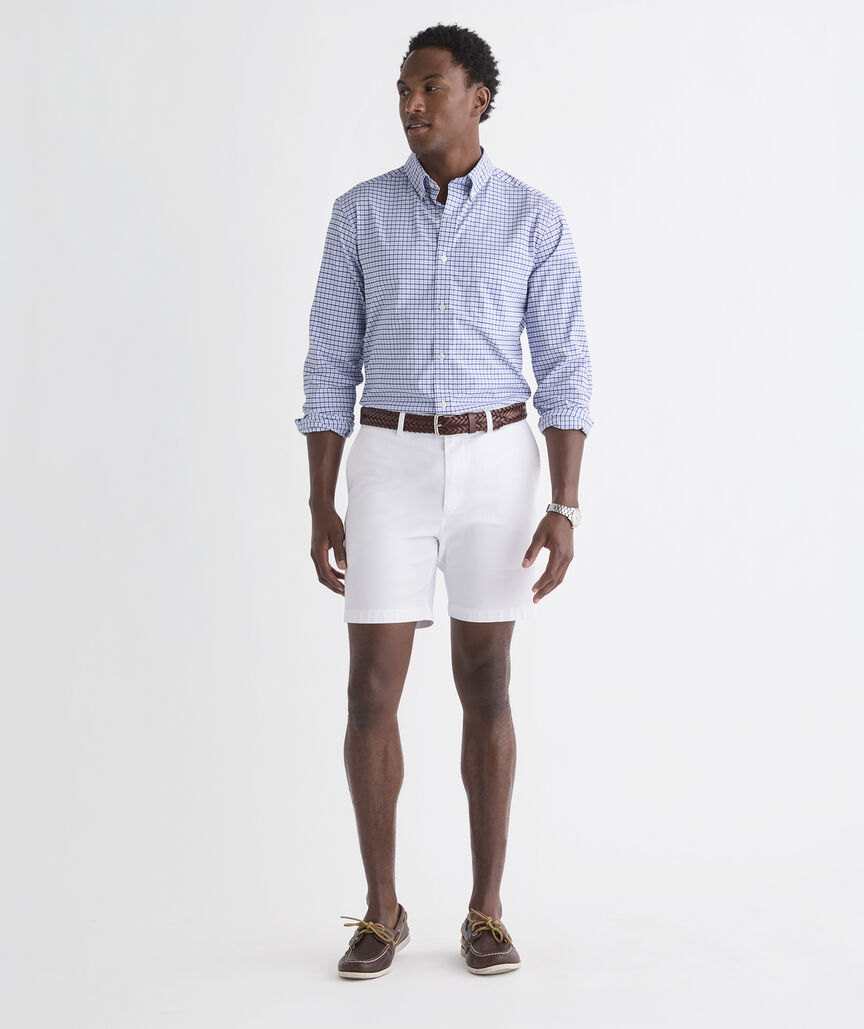 Performance Cotton Tattersall Shirt