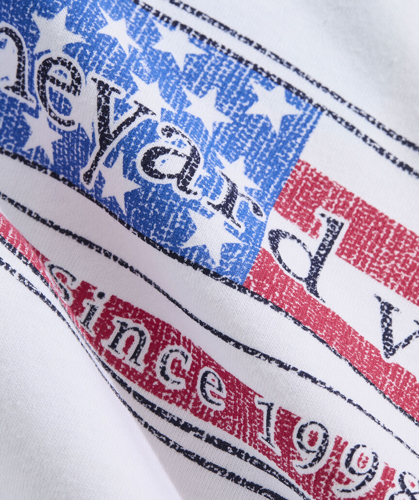 Drift Dye Classic USA Surf Logo Short-Sleeve Pocket Tee