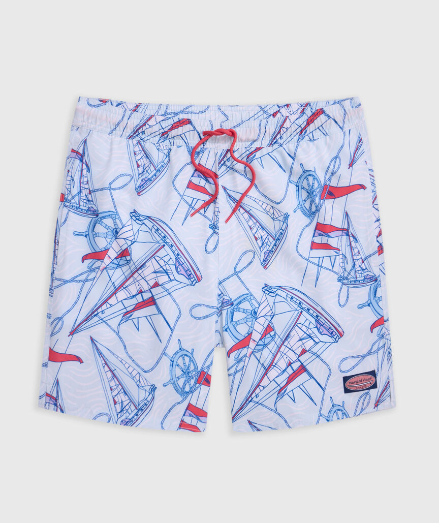 OUTLET 7 Inch Rope Sailing Chappy Swim Trunks