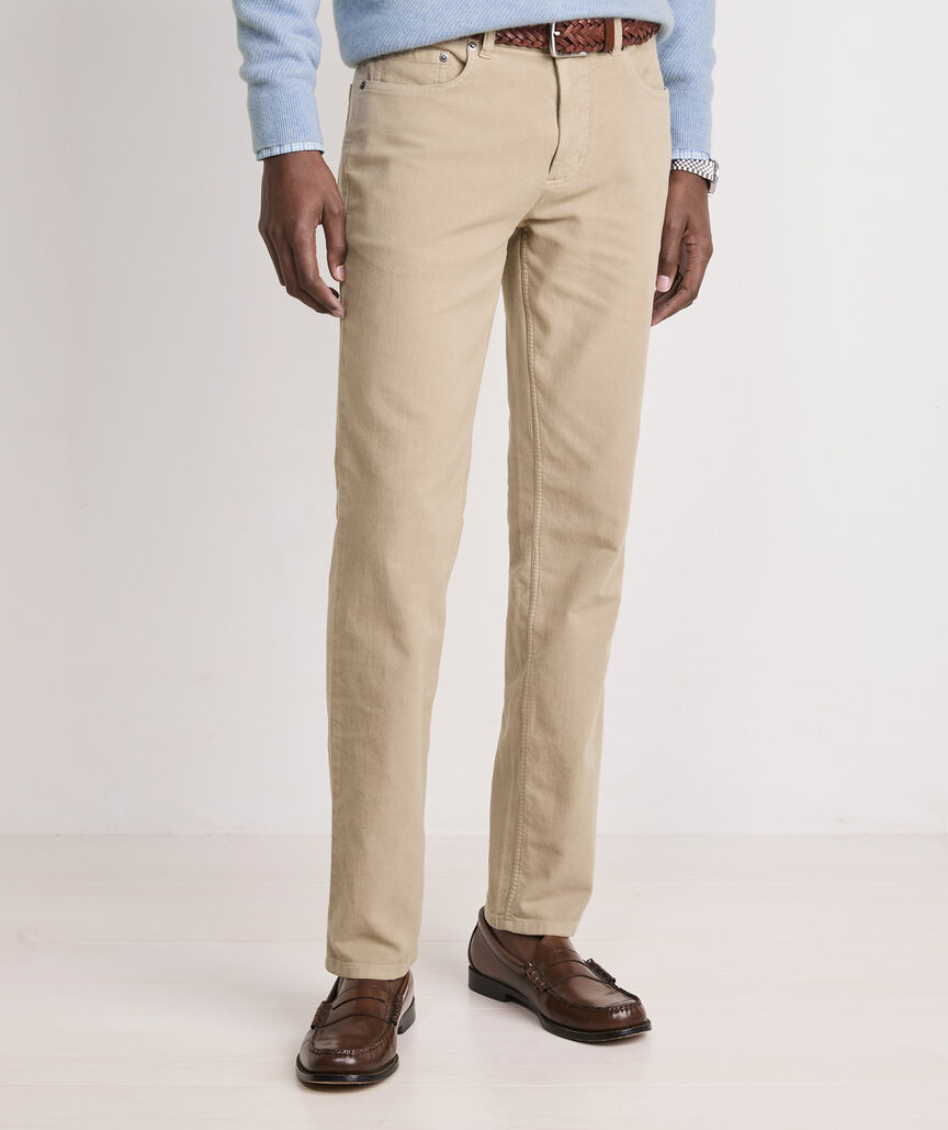 Brushed Cotton 5-Pocket Pants