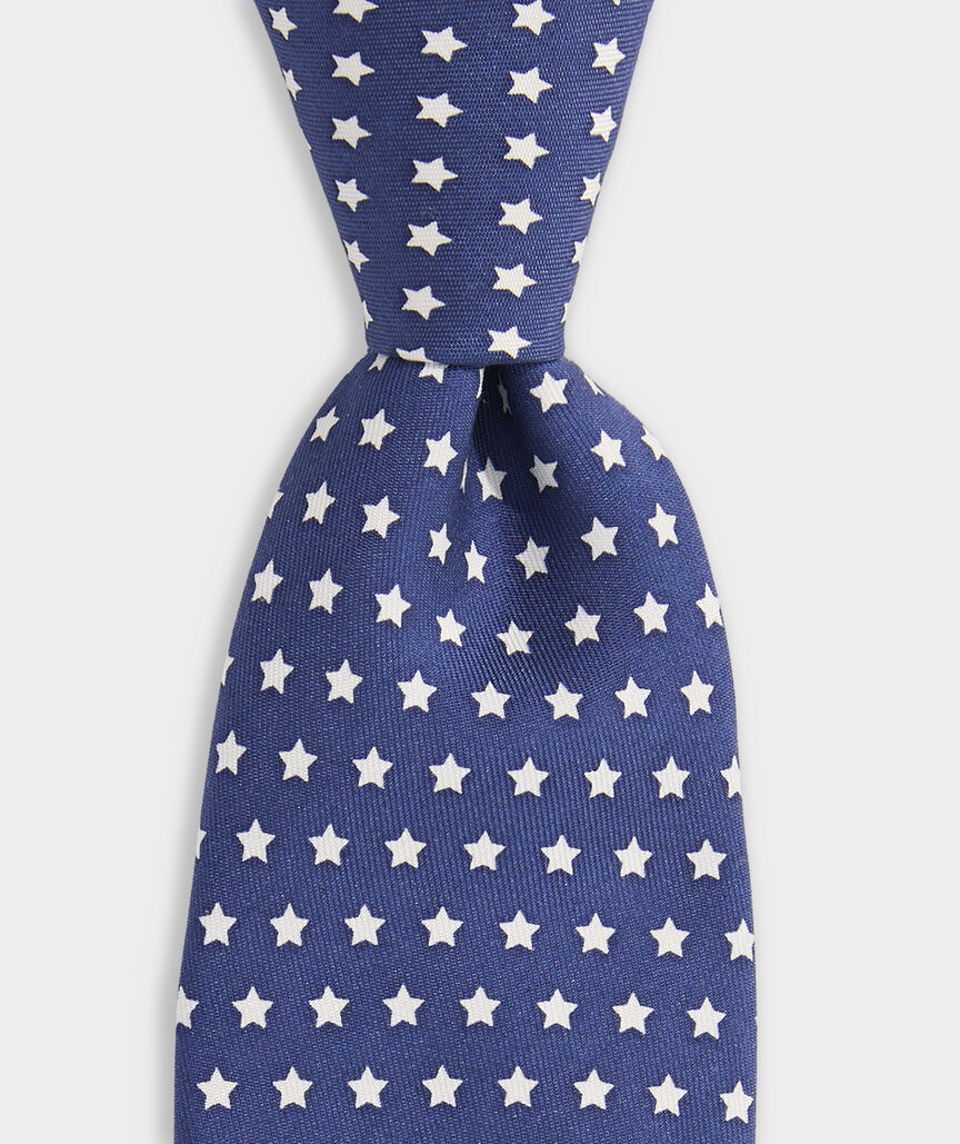 Boys' Stars & Stripes Double-Sided Silk Tie