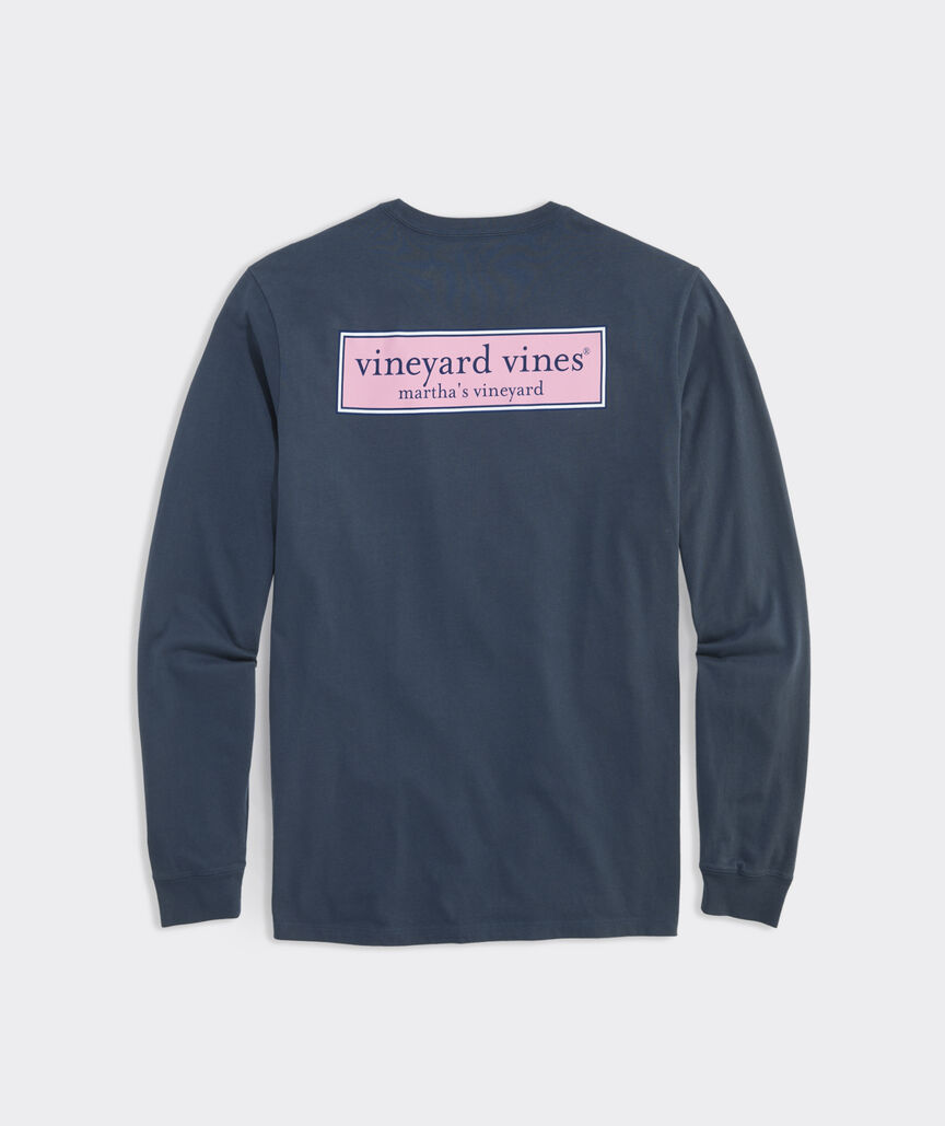 Classic Logo Box Long-Sleeve Pocket Tee