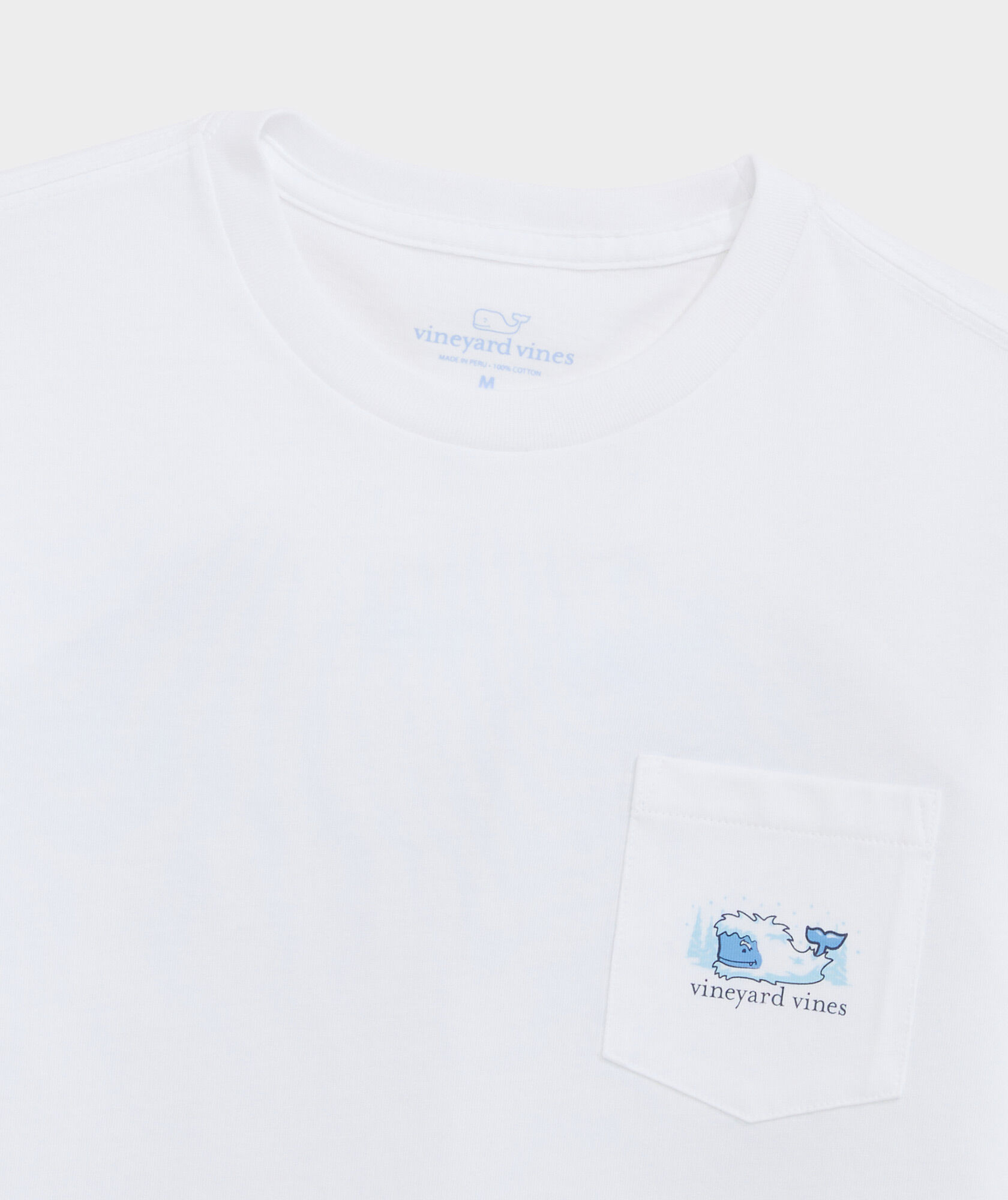 Boys Yeti Whale Long-Sleeve Pocket Tee