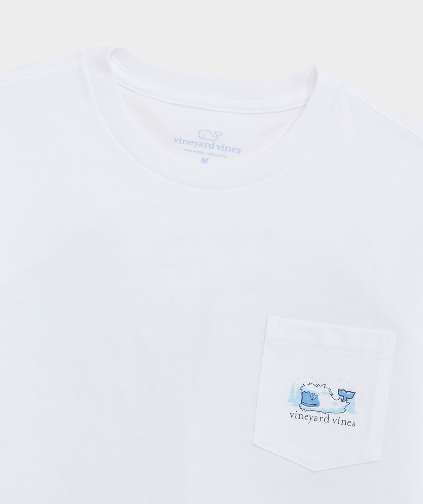 Boys' Yeti Whale Long-Sleeve Pocket Tee