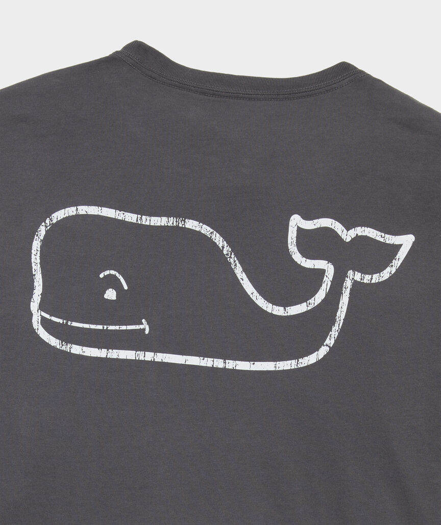 Vintage Whale Long-Sleeve Pocket Tee