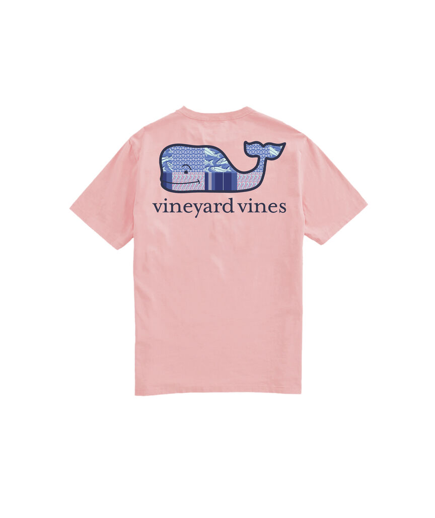 OUTLET Chappy Patchwork Whale Short-Sleeve Pocket Tee