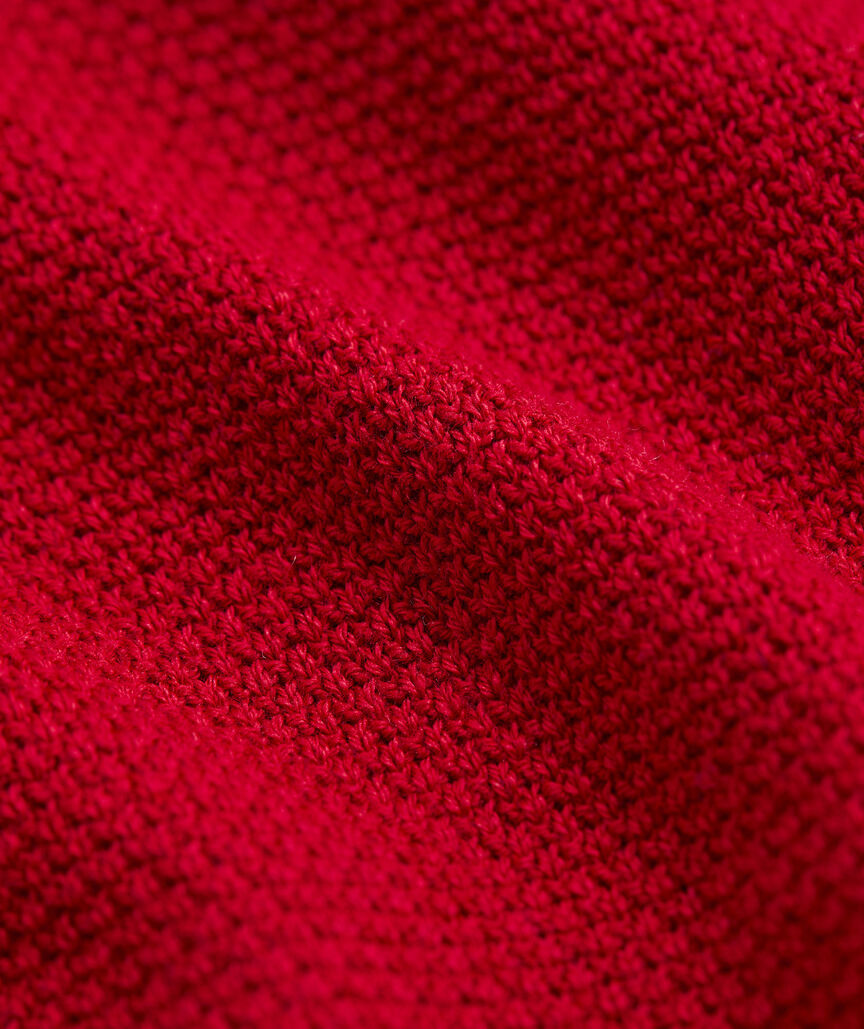 Textured Cotton Crewneck