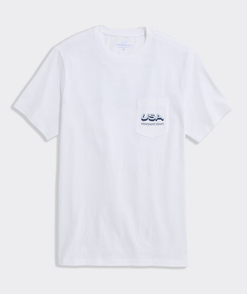 Party Animals In The USA Short-Sleeve Pocket Tee