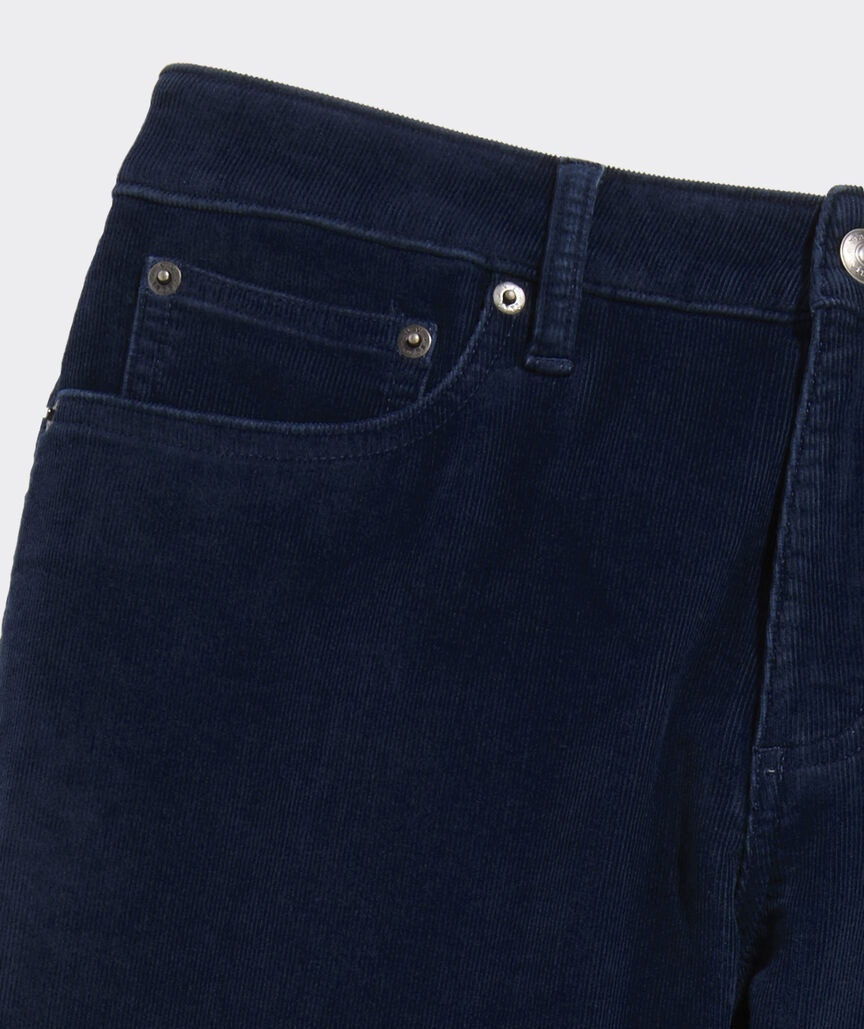 Stretch Terry Cord 5-Pocket Pants