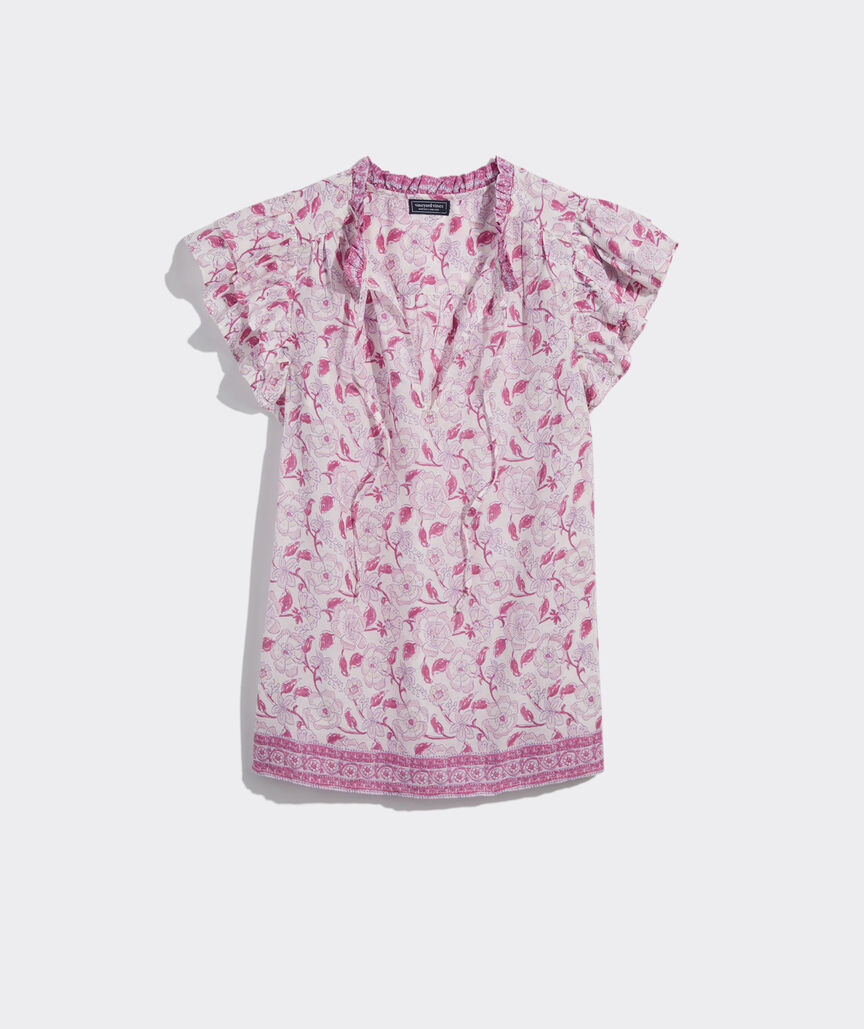 Adare Double Ruffle Top