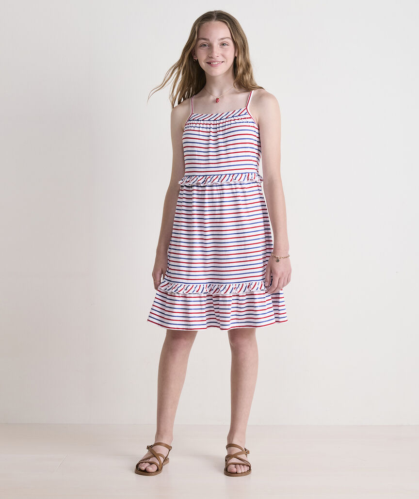OUTLET Girls' Ruffle Knit Dress