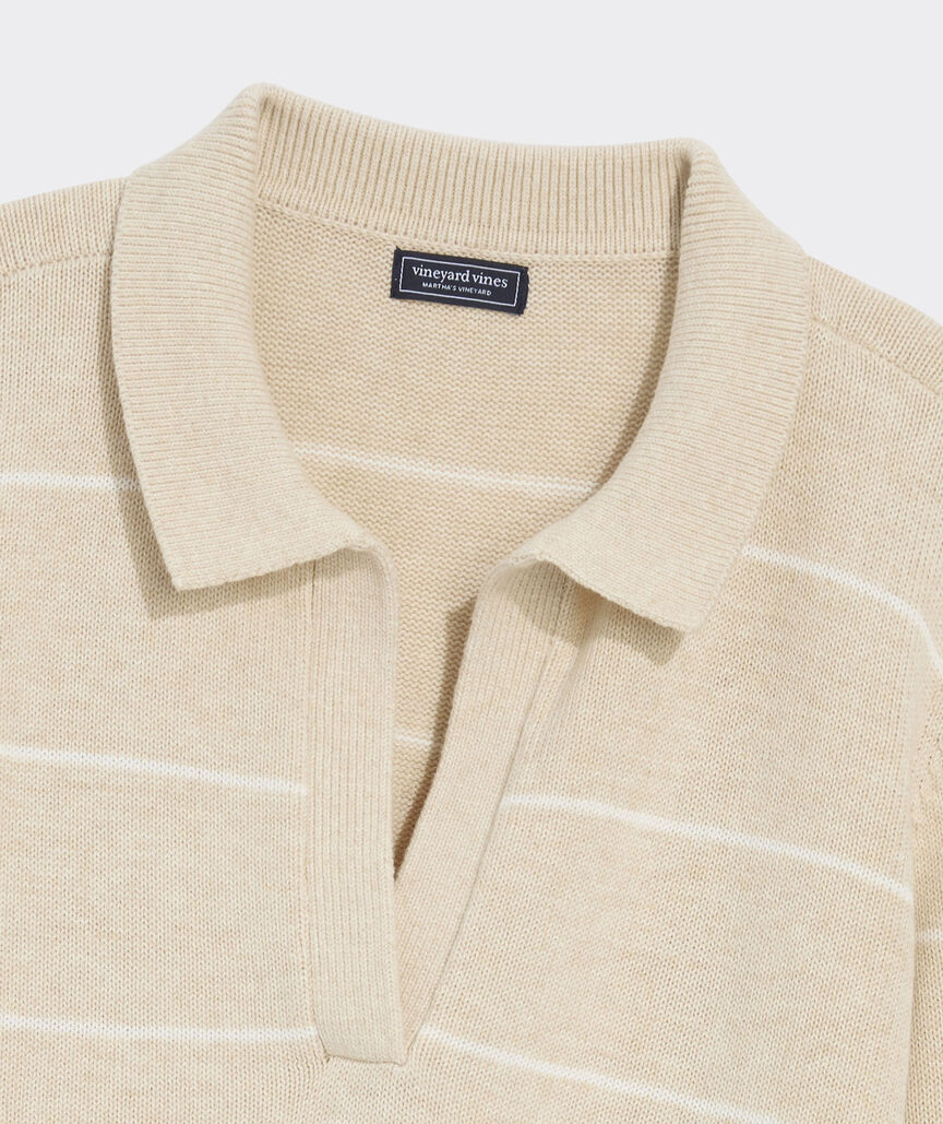 Katie Cotton Polo Sweater