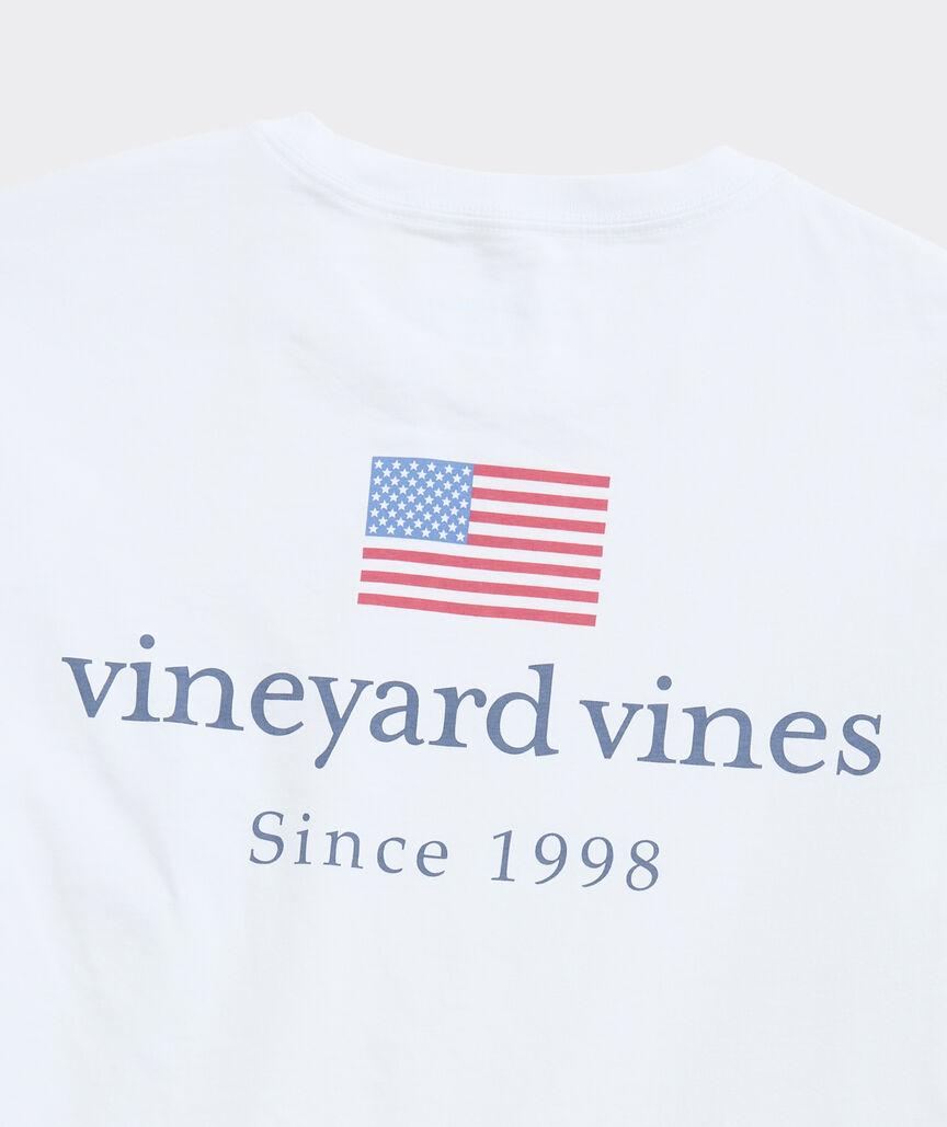 vineyard vines Americana Long-Sleeve Pocket Tee
