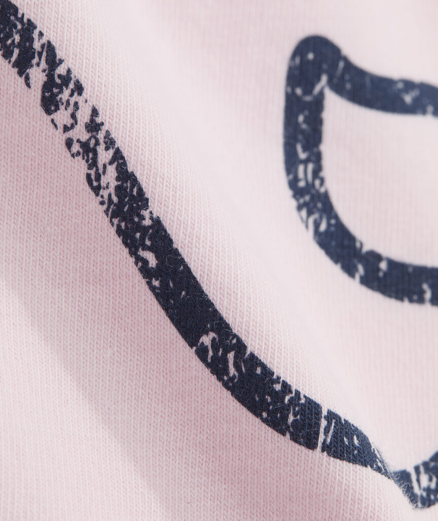 Girls' Vintage Whale Long-Sleeve Pocket Tee