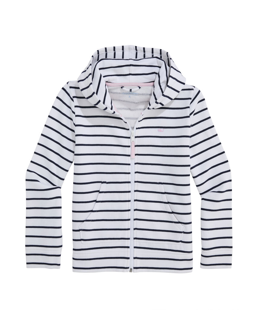 OUTLET Girls' Brushed Terry Full-Zip Hoodie